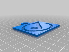 check circle small 2d art customized 3d print model - Mito3D