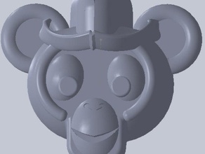 maymun fötr şapka 3d baskı 3d print model - Mito3D