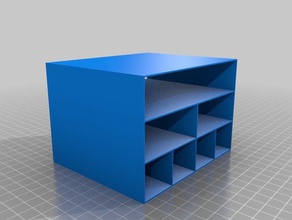 mi personalizados personalizable mini estante de almacenamiento v16 contenedores 3d print model - Mito3D
