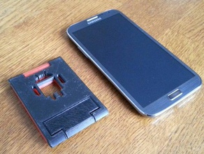 Destek telefon bükülebilir mobil su akıllı 3d print model - Mito3D