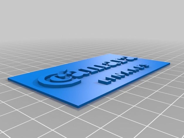 tarjeta camara de comercio linares la oficina personalizado 3D print model - Mito3D