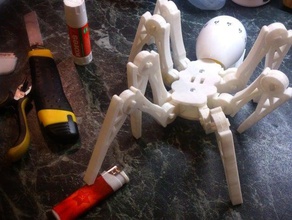 mechanical spider toy 07 toys robot 3d print model - Mito3D