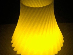 sole vaso arredamento art la lampada malouf montana bella twisty 3d print model - Mito3D