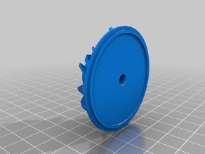 impeller rotor dyson turbine head parts 3d print model - Mito3D