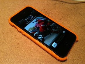 iphone 5 snap-case düğmeleri yuvarlak mobil 3d 3d print model - Mito3D