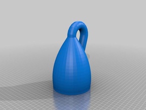 klein-Flasche mit flachem Boden math Topologie 3d print model - Mito3D