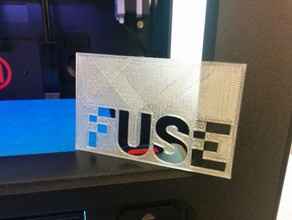 fuse card signs logos 3d print model - Mito3D
