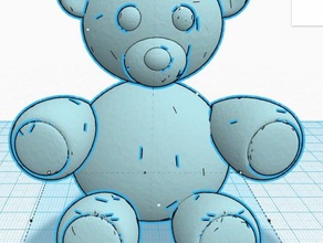 increíble habbi-kasi 3d la impresión oso abrazar lindo primero 3d print model - Mito3D