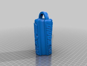 gibbscam keychain keychains cam 3d print model - Mito3D