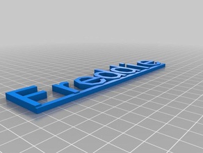 freddie signos logotipos personalizado 3d print model - Mito3D