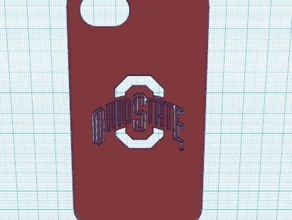 ohio state iphone 44s Fall mobile 4s case 3d print model - Mito3D