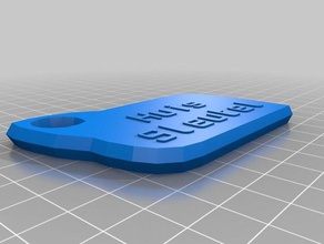 meine individuelle Schlüsselanhänger-design 6 huis sport im freien 3d print model - Mito3D