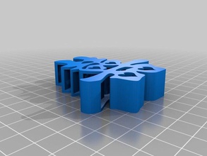 double happiness signs logos gift wedding 3d print model - Mito3D