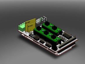 pololu a4988 ramps 3d Drucker Teile reprap solidworks 3d print model - Mito3D