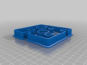 cheese cookie cutter kitchen dining customized 3d print model - Mito3D