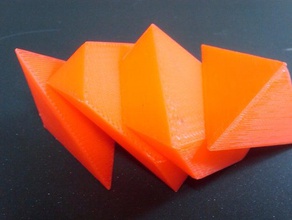 küp kırıldı bulmaca geometri 3d print model - Mito3D