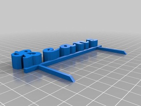 fagioli mio segno personalizzata i segni loghi 3d print model - Mito3D