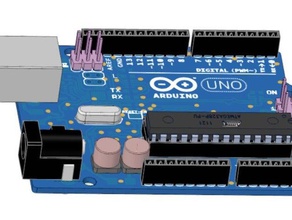 arduino uno r3 criada eletrônica 3d print model - Mito3D