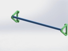 filament hanger 22mm Rohr 3d Drucker - Zubehör Halterung filament-Halter spool-Halter 3d print model - Mito3D