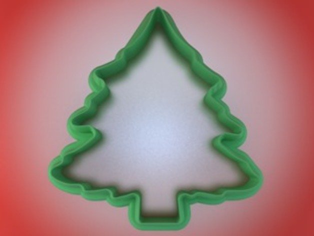 la navidad treechanukkah árbol de cortador galleta cocina comedor 3d los hogares útil 3D print model - Mito3D
