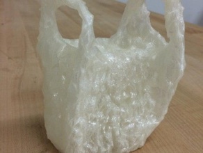 plastic bag prototype sculptures 3d print model - Mito3D