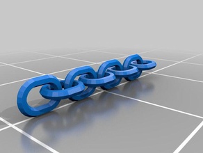chunky chain link other links 3d print model - Mito3D