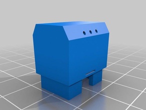replicator2 ventilateur de bloc 3d l'imprimante accessoires abs 3d print model - Mito3D