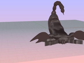 akrep heykeller 3d print model - Mito3D
