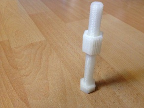 12mm screw nut parts thread 3d print model - Mito3D