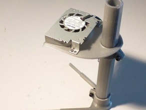 et desteği ventilateur pied 3d yazıcı aksesuarlar 3d print model - Mito3D
