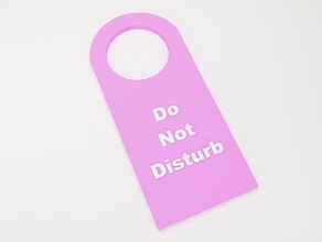 door tag 3 household customizer 3d print model - Mito3D
