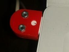 magsafer macbookr elektrik fişi durumda bilgisayar tutucu 3d print model - Mito3D