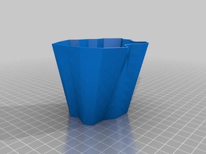 region vase Container 3d print model - Mito3D