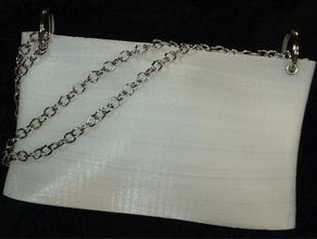 nylon borsa a catena d'argento accessori 3d print model - Mito3D