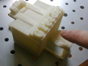 alimentatore cibo bevanda automatico pollo 3d print model - Mito3D