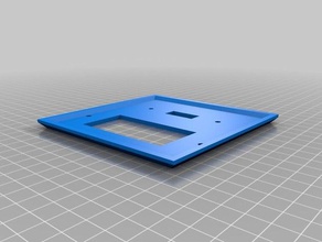 my wally plate switch rocker household customized 3d print model - Mito3D