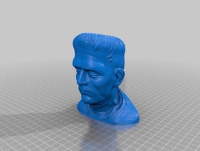 frankenstein monstre buste personnes tête 3d print model - Mito3D