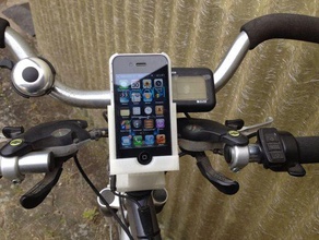 iphone 4s bicycle mount mobile 3d print model - Mito3D