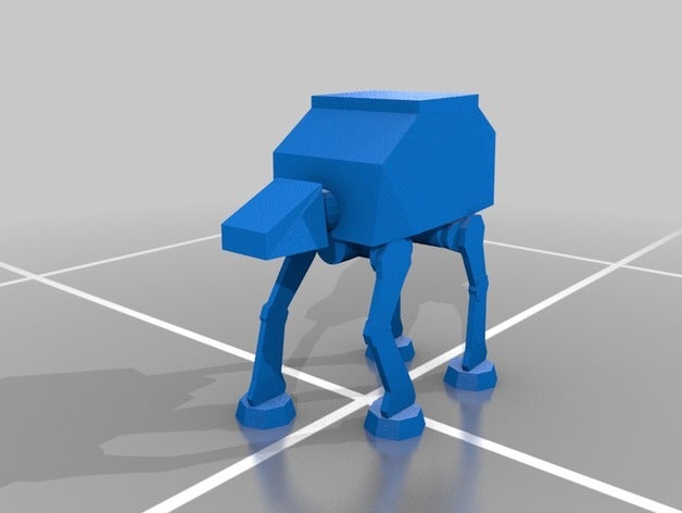 at-at sculptures star wars ted 3D print model - Mito3D