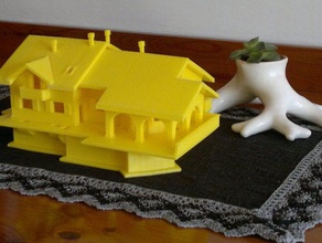 villa del ragno de los edificios estructuras 3d print model - Mito3D