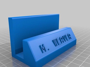 my customized business card holder weaver art tools 3d print model - Mito3D