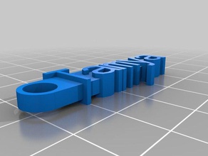 tamya keychain organization customized 3d print model - Mito3D