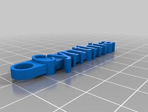 cynthia keychain organization customized 3d print model - Mito3D