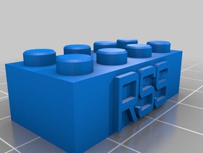 legoblock rss construction toys customized 3d print model - Mito3D