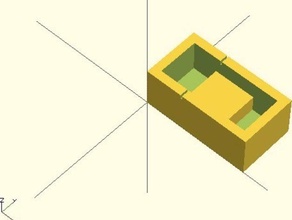 3d-Elektrophorese-gel-box andere openscad 3d print model - Mito3D