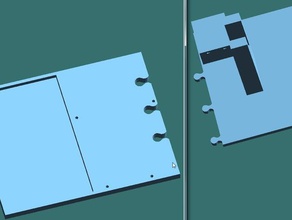 birlikte iki proje ekleme bulmaca parçası diğer 3d print model - Mito3D