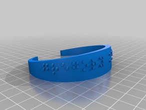 gregory braille-Armband Armbänder angepasst 3d print model - Mito3D
