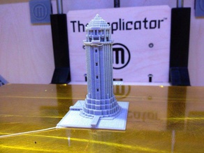 minecraft faro de los edificios estructuras lulzbot 3d print model - Mito3D