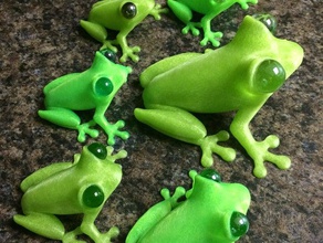 vidrio eyed tree frog los animales 3d print model - Mito3D