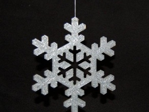 shadowflake snowflake decor 3d art christmas decoration geometry makerbotornaments protoparadigms winter wonderland contest tree ornament 3d print model - Mito3D